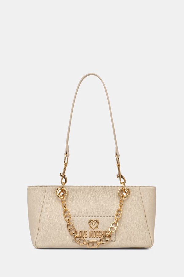 Сумочка Love Moschino колір бежевий