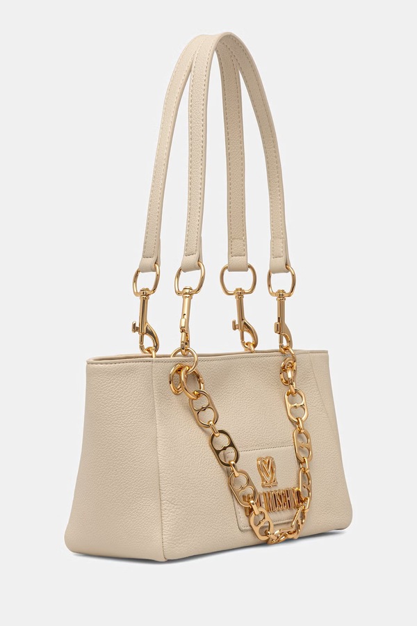 Сумочка Love Moschino колір бежевий