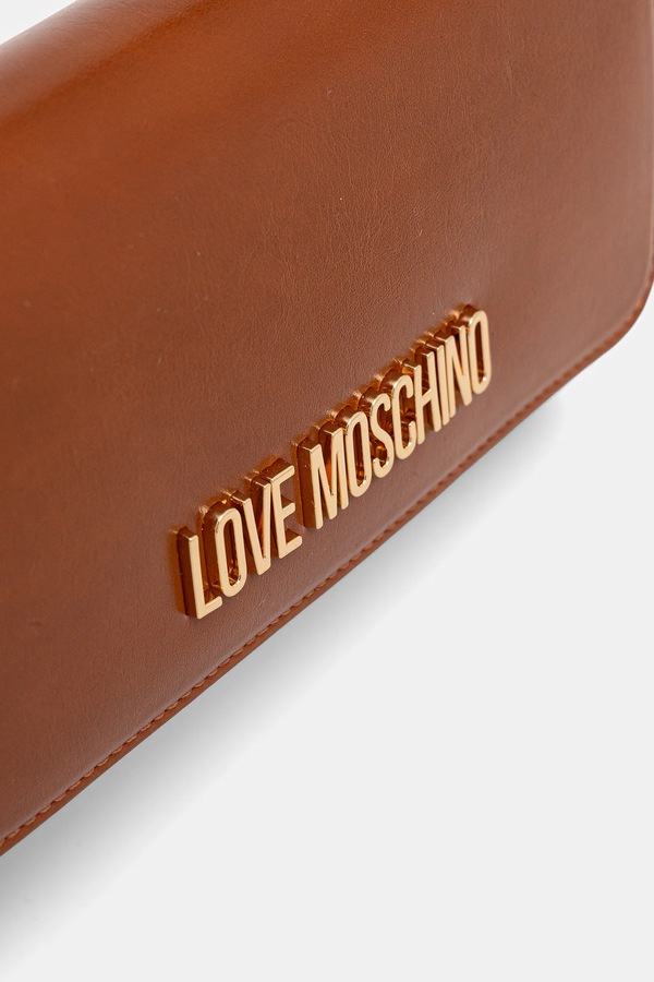 Сумочка Love Moschino колір коричневий фото 4
