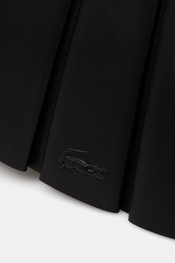 Сумка крос-боді жіноча шкіряна Lacoste колір чорний фото 4