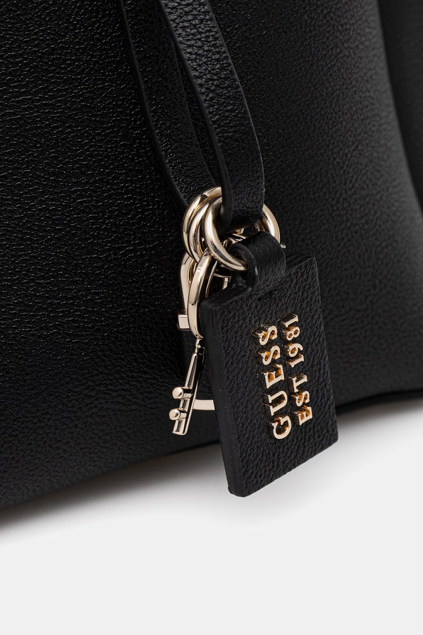 Сумка крос-боді жіноча зі штучної шкіри Guess BIANCA колір чорний фото 3