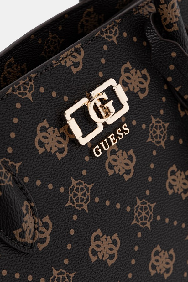 Сумка крос-боді жіноча Guess EMELIE колір коричневий фото 4
