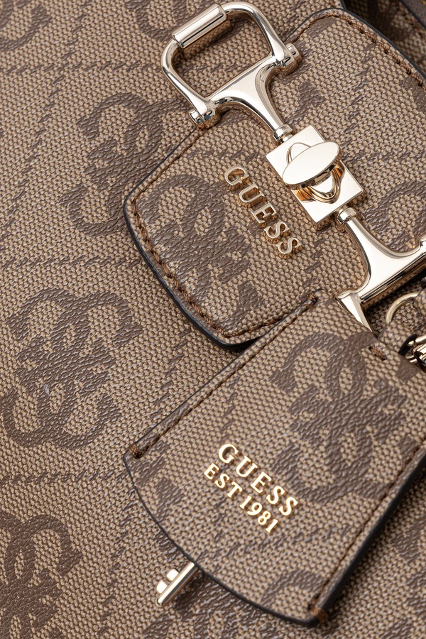 Сумка крос-боді жіноча Guess JANIE колір бежевий фото 4