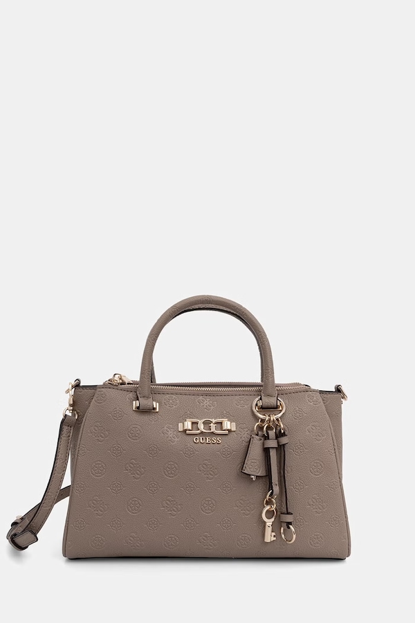 Сумка крос-боді жіноча зі штучної шкіри Guess ANISE колір бежевий