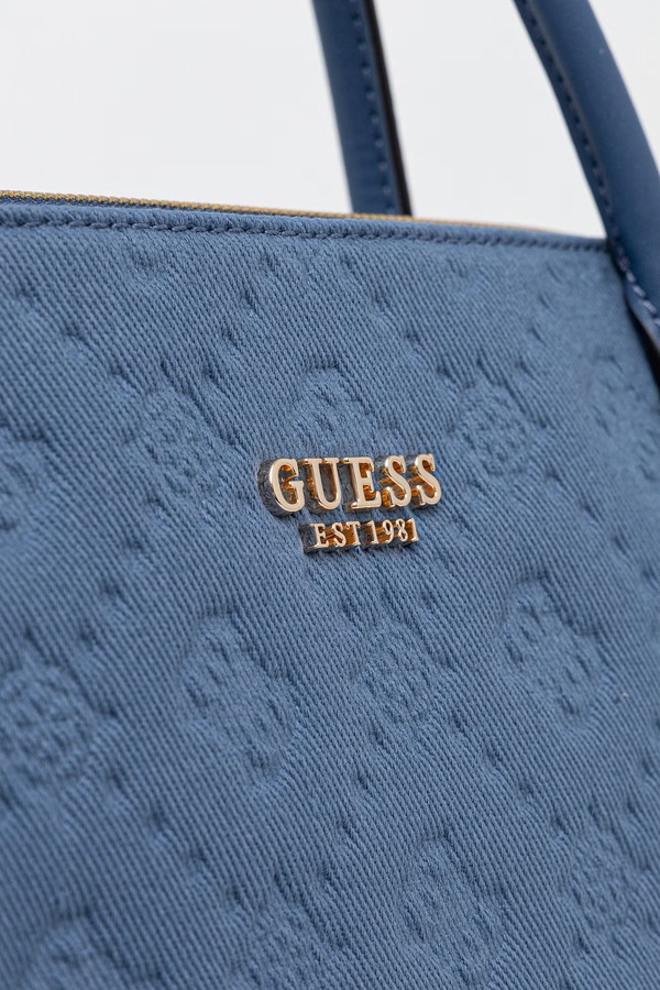 Сумка-шопер жіноча Guess JODI колір блакитний фото 4