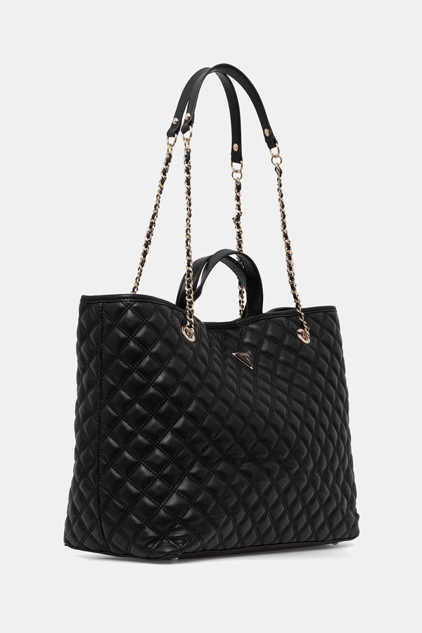 Сумка-шопер жіноча Guess GIULLY колір чорний