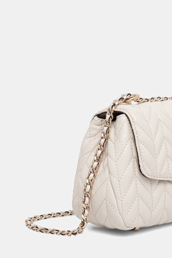 Сумка baguette женская из искусственной кожи Guess CHERYL цвет бежевый