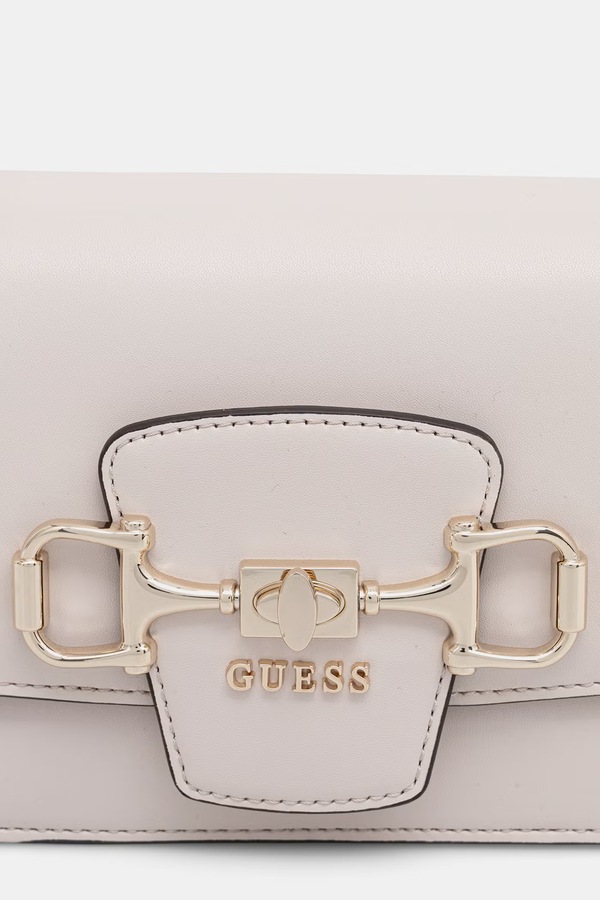 Сумочка жіноча зі штучної шкіри Guess JANIE колір бежевий фото 4