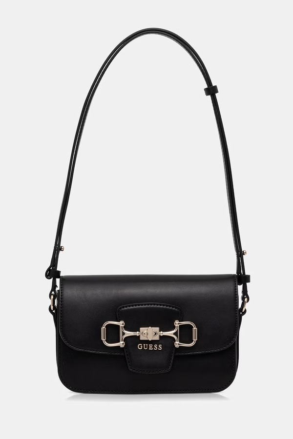 Сумочка женская из искусственной кожи Guess JANIE цвет черный