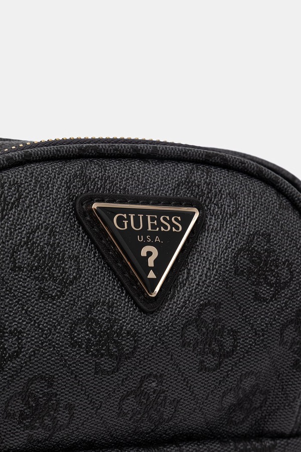 Бананка жіноча зі штучної шкіри Guess LATONA колір сірий фото 4