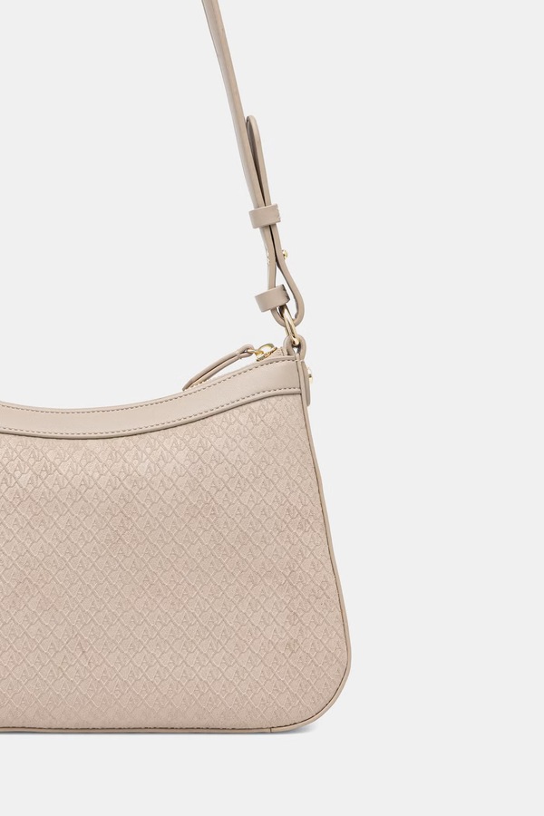Сумка baguette жіноча Armani Exchange колір бежевий фото 2