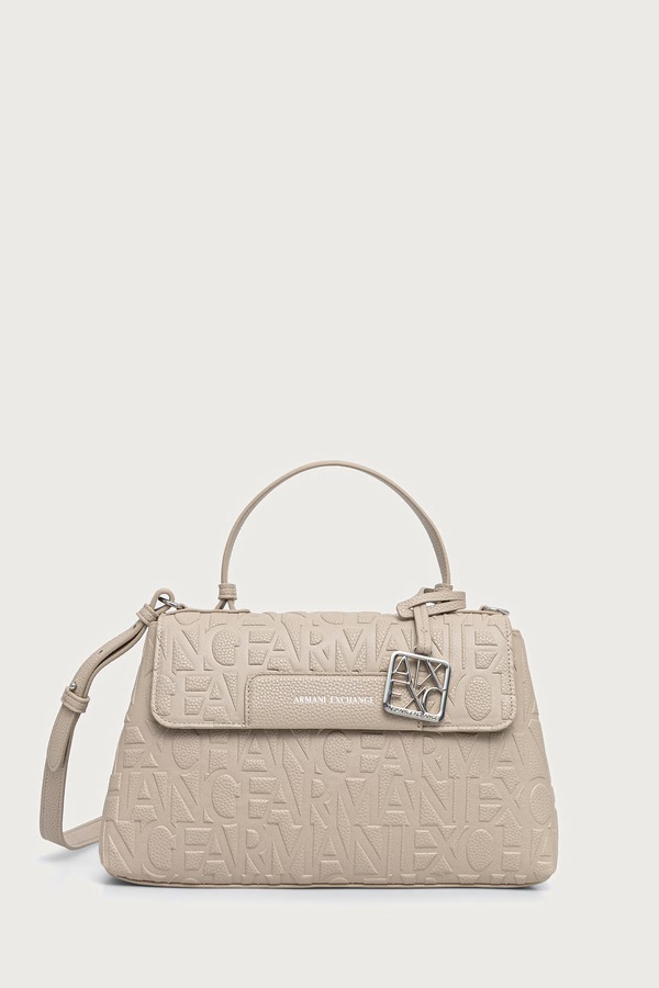 Сумка кросс-боди женская Armani Exchange цвет бежевый