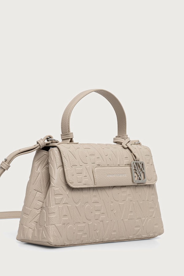 Сумка кросс-боди женская Armani Exchange цвет бежевый