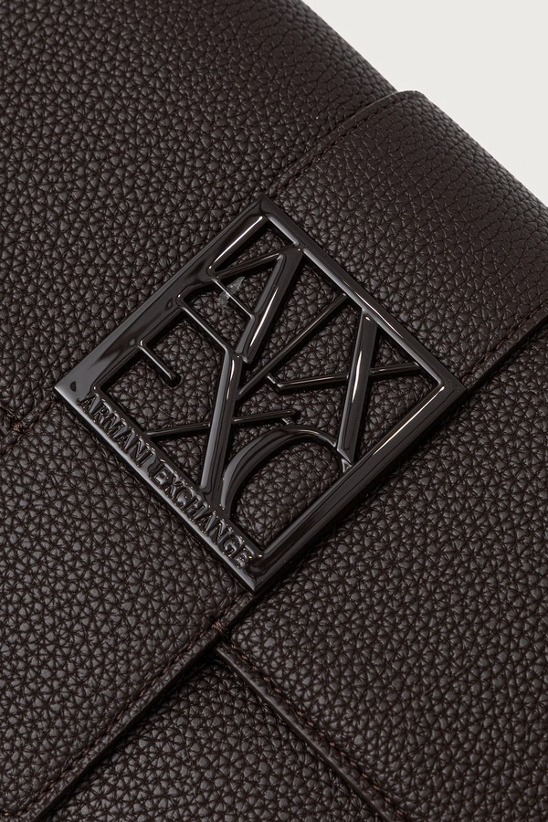Сумка крос-боді жіноча Armani Exchange колір коричневий фото 4