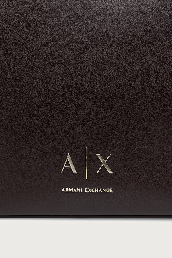 Сумочка жіноча зі штучної шкіри Armani Exchange колір коричневий фото 4