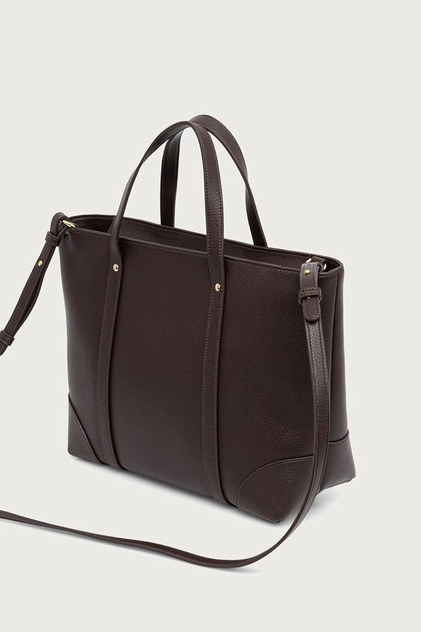 Сумка-шопер жіноча зі штучної шкіри Armani Exchange колір коричневий фото 2