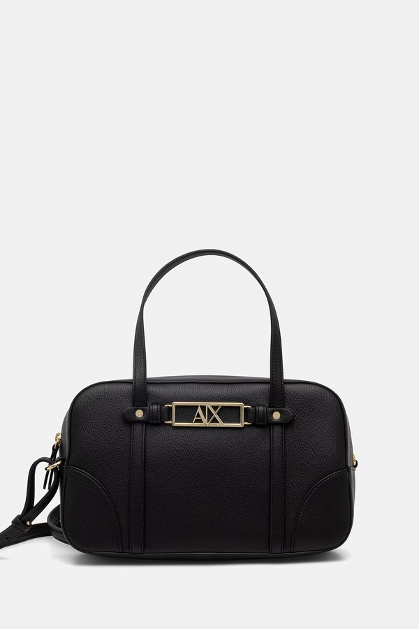 Сумка крос-боді жіноча зі штучної шкіри Armani Exchange колір чорний