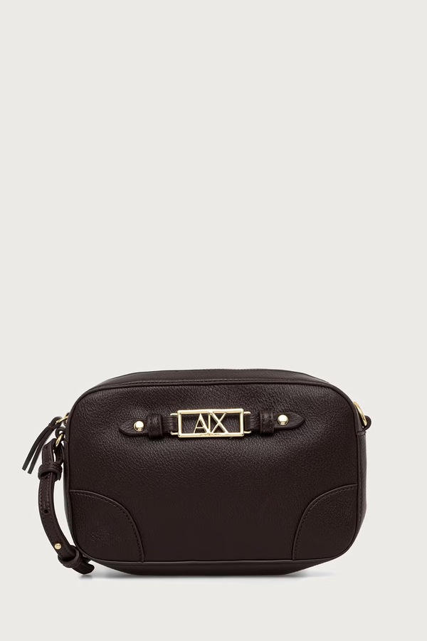 Сумка кросс-боди женская из искусственной кожи Armani Exchange цвет коричневый