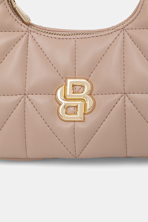 Сумочка жіноча зі штучної шкіри BOSS B ICON NEW SM Hobo колір бежевий фото 4