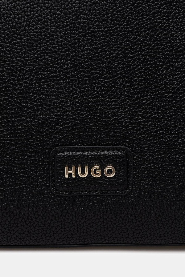 Сумочка жіноча зі штучної шкіри HUGO Orin_Duffle MD колір чорний фото 4
