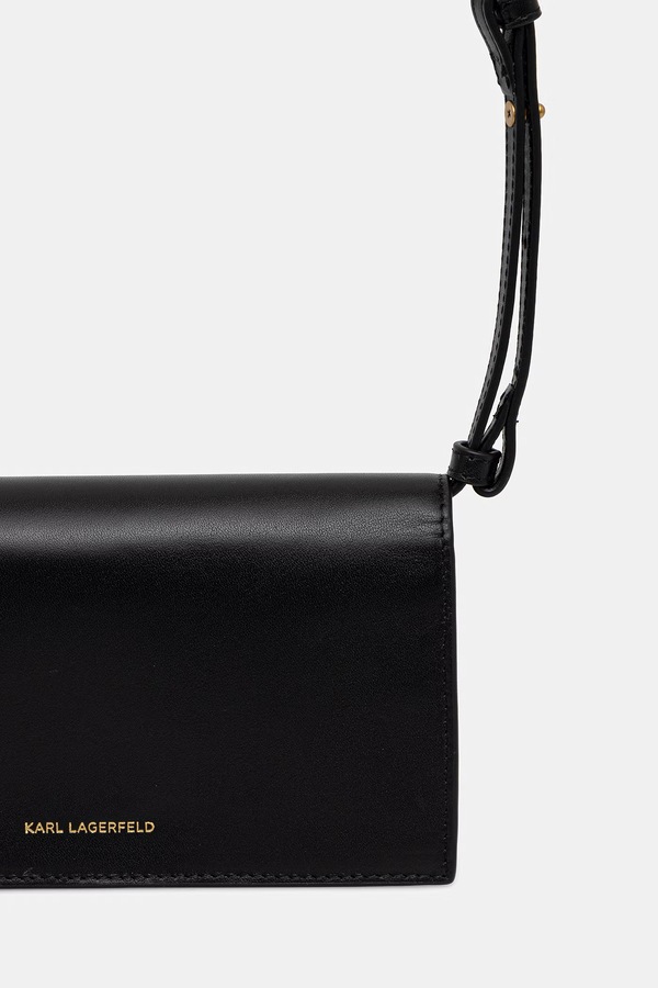 Сумка крос-боді жіноча Karl Lagerfeld K/AUTOGRAPH колір чорний фото 2