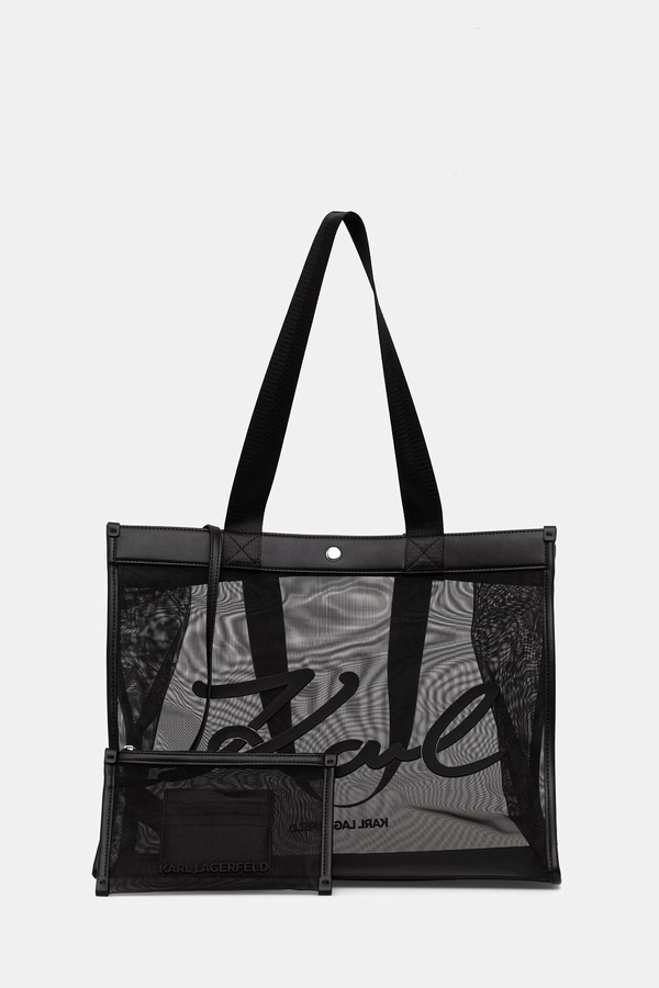 Жіноча сумка-тоут Karl Lagerfeld K/SIGNATURE колір чорний
