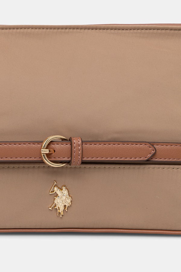 Сумка крос-боді жіноча U.S. Polo Assn. HOUSTON колір бежевий фото 4
