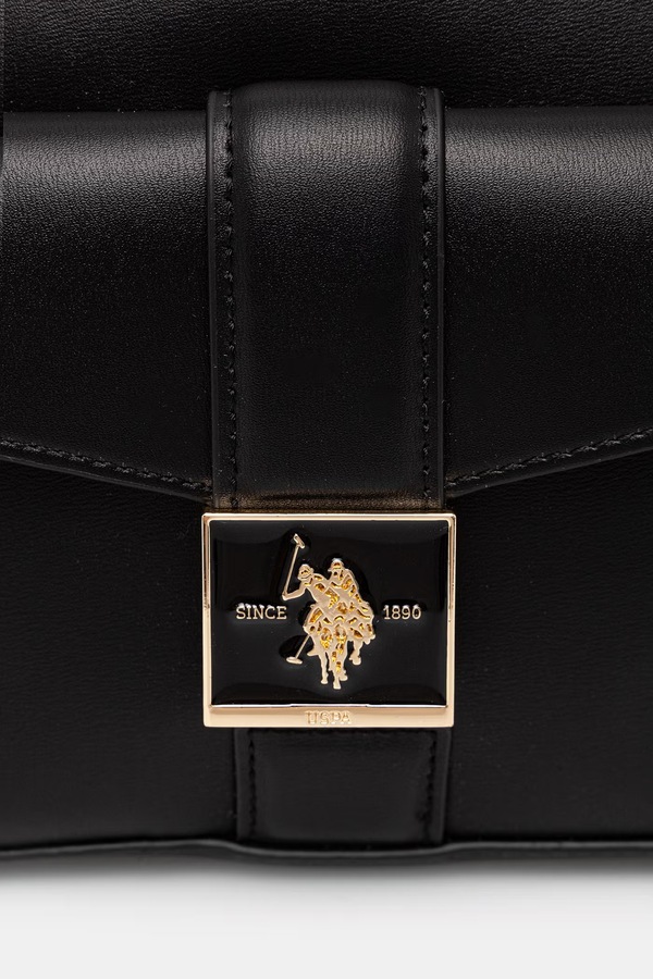 Сумка крос-боді жіноча зі штучної шкіри U.S. Polo Assn. MARGARET колір чорний фото 4