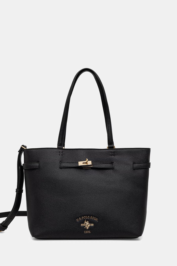 Сумочка жіноча зі штучної шкіри U.S. Polo Assn. STANFORD колір чорний