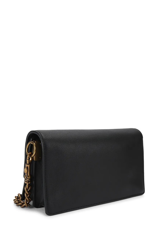 Сумка кросс-боди женская кожаная Kurt Geiger London Sloane Soft Shoulder Bag цвет черный фото 2