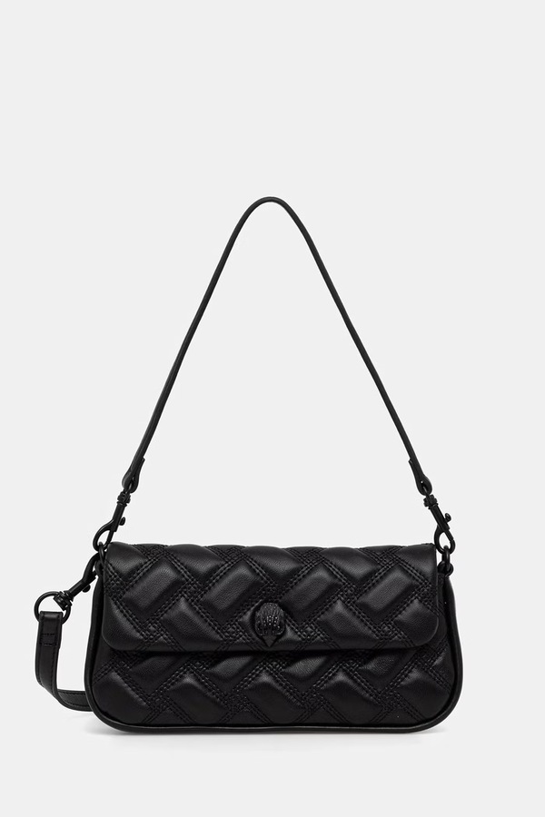 Сумка крос-боді жіноча шкіряна Kurt Geiger London Pickle Shoulder Bag колір чорний