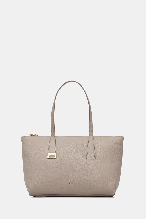 Сумка-шопер жіноча шкіряна Furla Olivia M Tote колір бежевий