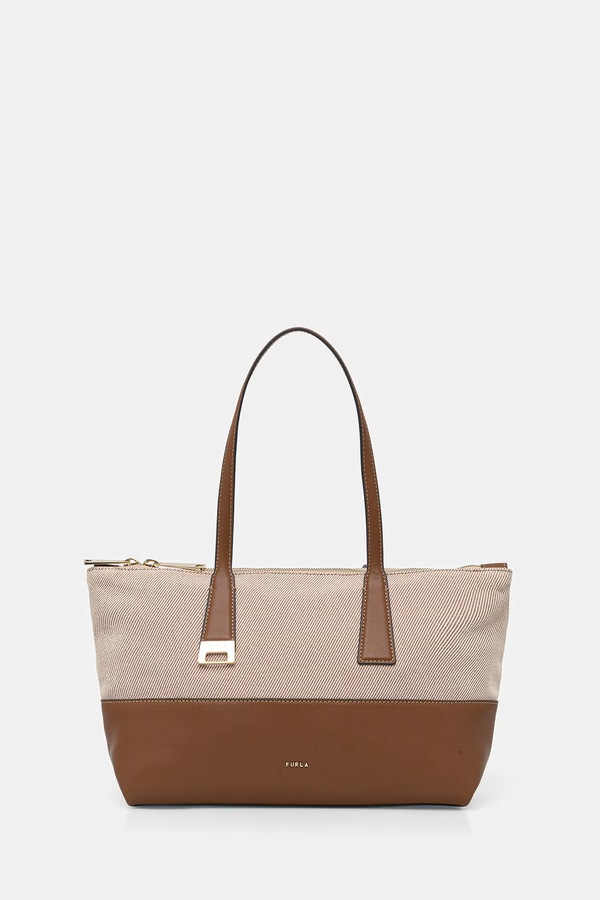 Сумка-шопер женская Furla Olivia M Tote цвет бежевый