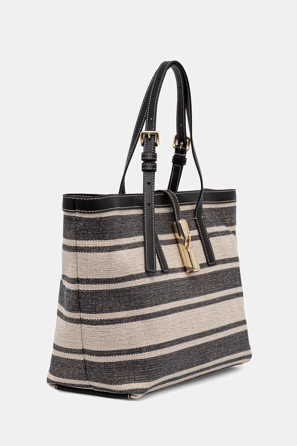 Сумка-шопер жіноча Furla Debby L Tote колір бежевий фото 2