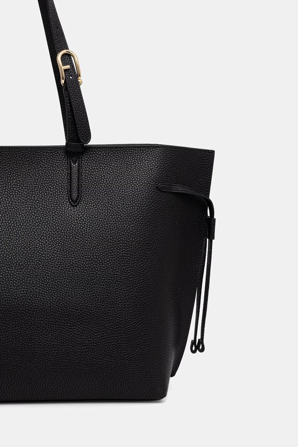 Сумка-шопер жіноча шкіряна Furla Ava L Tote колір чорний фото 2