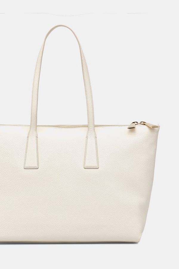 Сумка-шопер жіноча шкіряна Furla Olivia L Tote колір бежевий фото 2