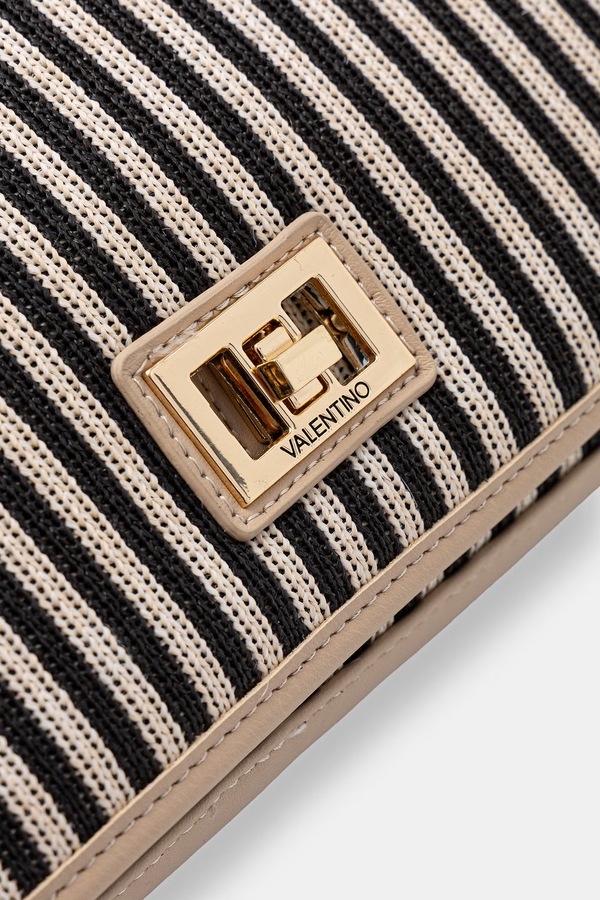 Сумка крос-боді жіноча плетена Valentino Bags SELENE колір чорний фото 4
