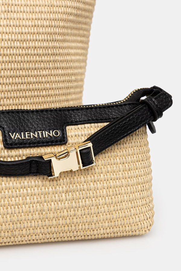 Сумочка жіноча плетена Valentino Bags MAIAM колір бежевий фото 4