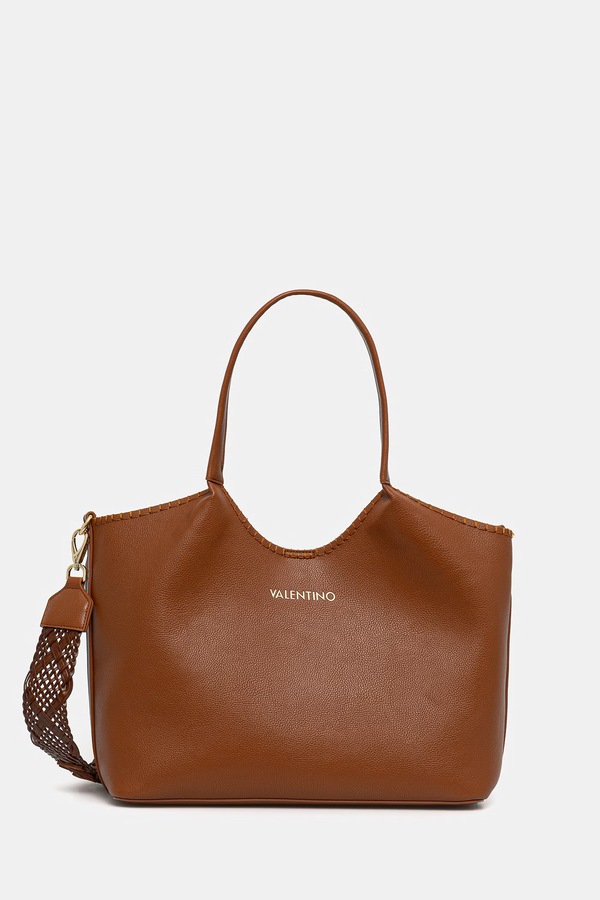 Сумка-шопер женская из искусственной кожи Valentino Bags ALEKSANDRA цвет коричневый
