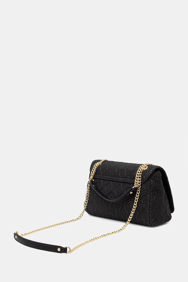 Сумка крос-боді жіноча плетена Valentino Bags OCARINA SUMMER колір чорний фото 3