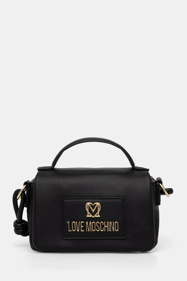 Сумочка жіноча зі штучної шкіри Love Moschino колір чорний