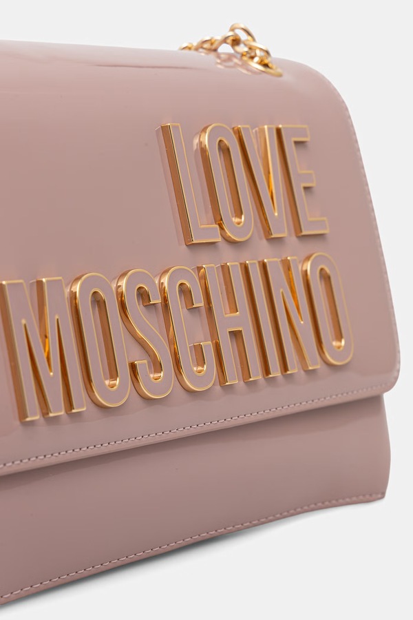 Сумочка жіноча зі штучної шкіри Love Moschino колір рожевий фото 4