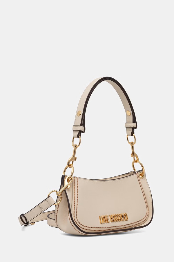 Сумочка женская из искусственной кожи Love Moschino цвет бежевый