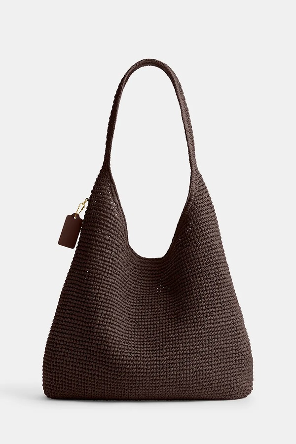 Сумочка жіноча Coach Brooklyn Shoulder Bag 39 колір коричневий