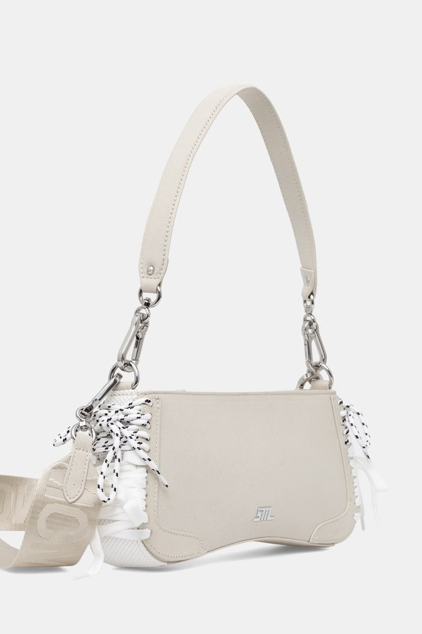 Сумка baguette женская Steve Madden Basiel цвет бежевый