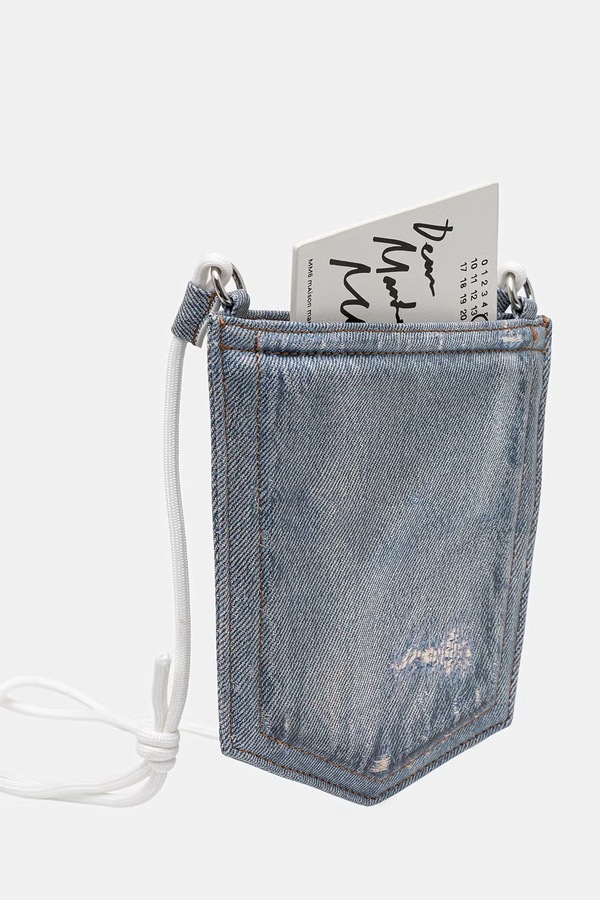 Сумка кросс-боди женская MM6 Maison Margiela цвет голубой