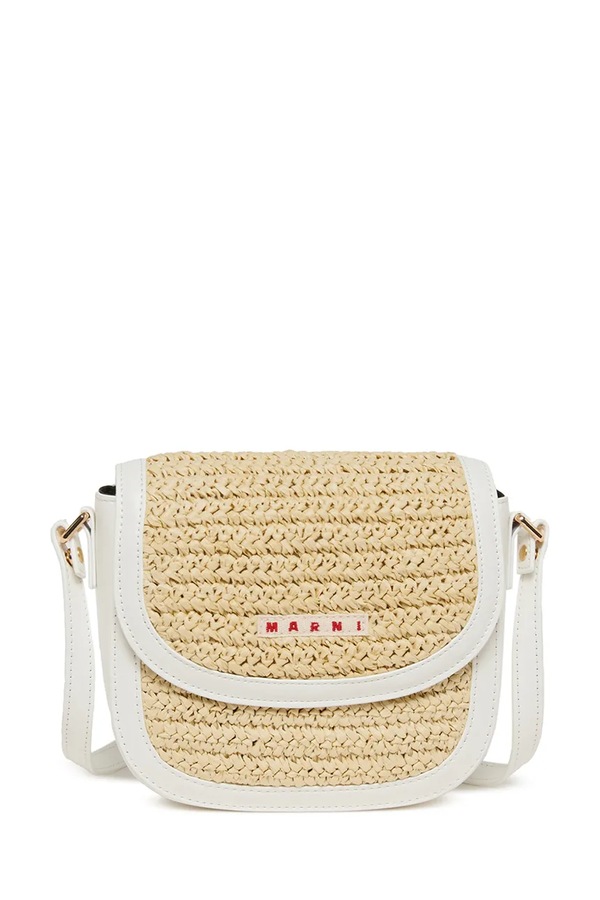 Детская сумочка Marni MW113F RAFFIA EFFECT SMILE BAG BAGS цвет бежевый