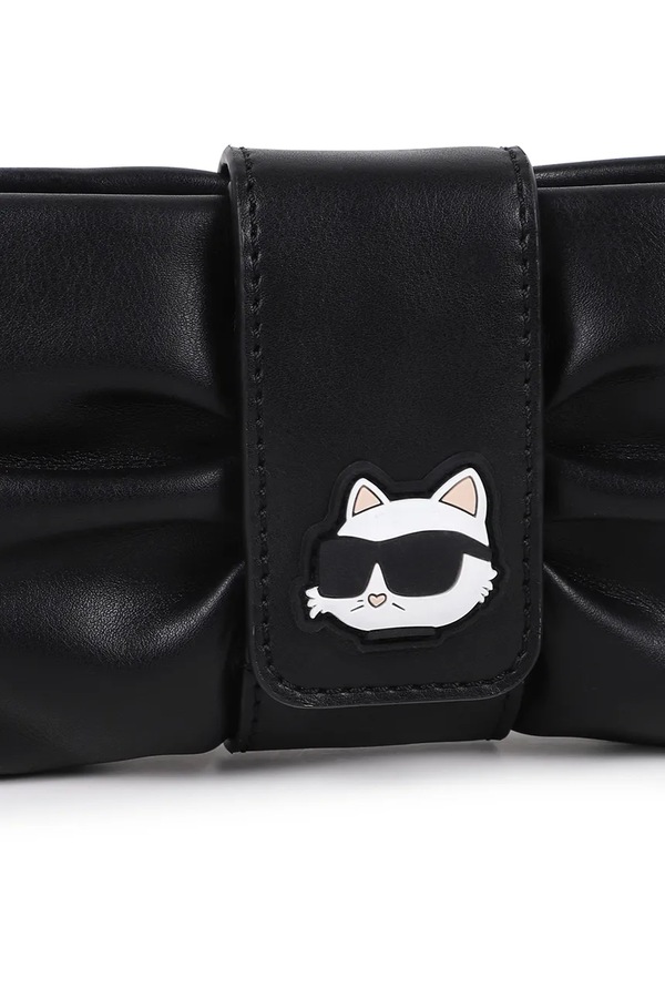 Сумка крос-боді дитяча зі штучної шкіри Karl Lagerfeld колір чорний фото 4