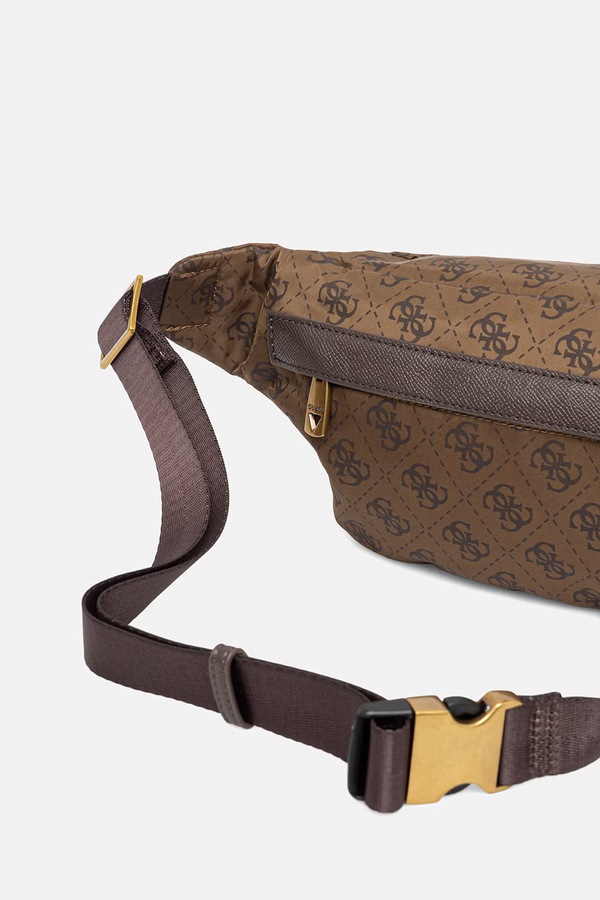 Сумка на пояс Guess BERLIN колір коричневий фото 2