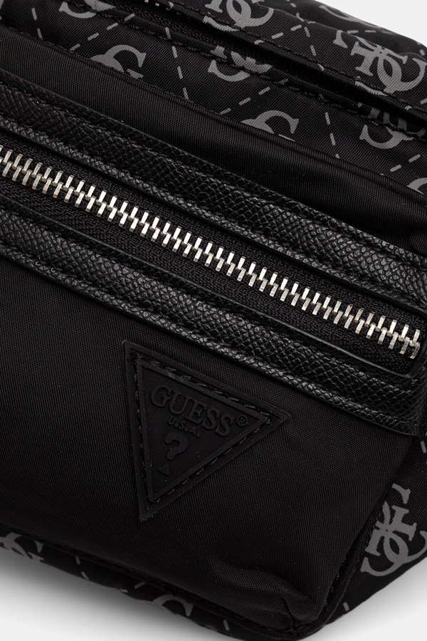 Сумка на пояс Guess BERLIN колір чорний фото 4